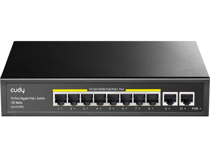 Cudy Switch GS1010PE 10-Port Gigabit PoE+