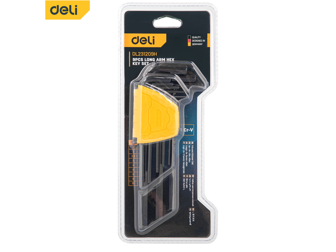 Deli Set dugih imbus ključeva 1,5-10mm, 9kom EDL231209H