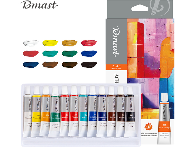 Deli Akrilne boje Profesionalne Dmast Pebeo 12ml 1/12 EC331-12