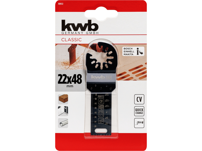 Kwb CV nož za drvo 22/48mm nastavak za multi-alat