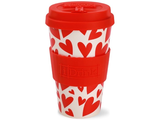Itotal Čaša za poneti 435ml Follow Your Heart ID5022