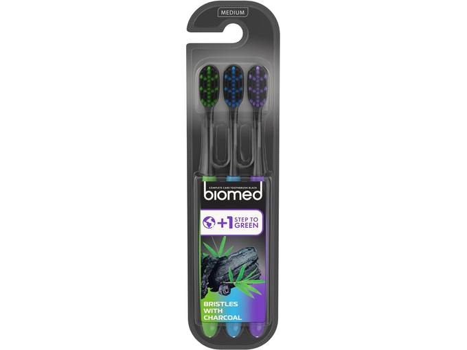 Biomed Black 2+1 četkica za zube