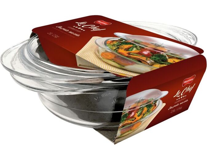 Marinex Vatrostalna posuda sa poklopcem 2.8l okrugla Terrina
