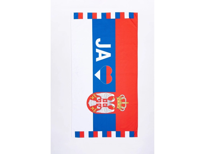 Stefan Plažni peškir Srbija u srcu 70x140