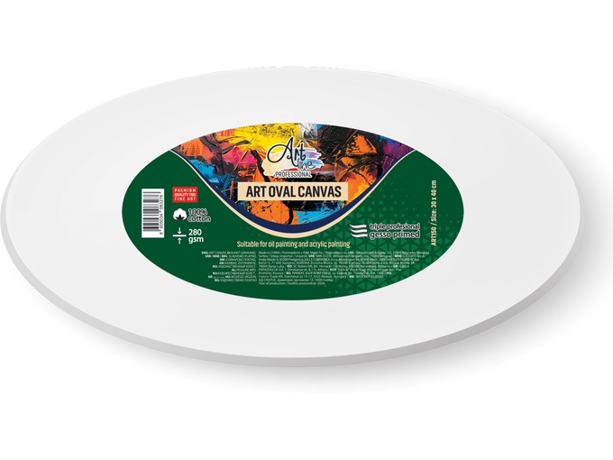 ART Scool Slikarsko platno ovalno 280GSM 30x40 ART150