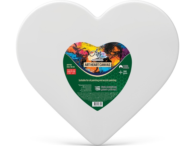 ART Scool Slikarsko platno Srce 280GSM 40cm ART155