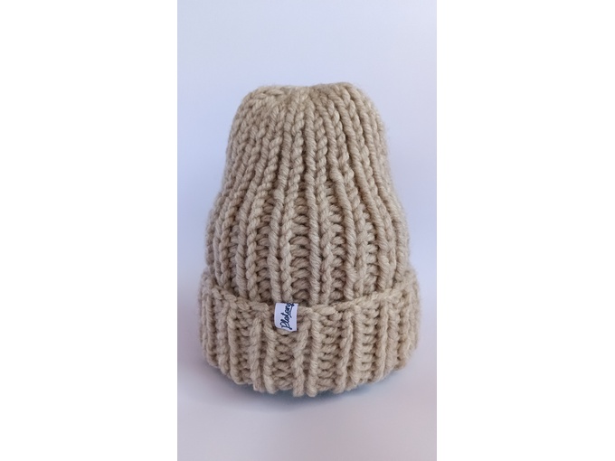 Pletenje Ručno pletena zimska kapa unisex