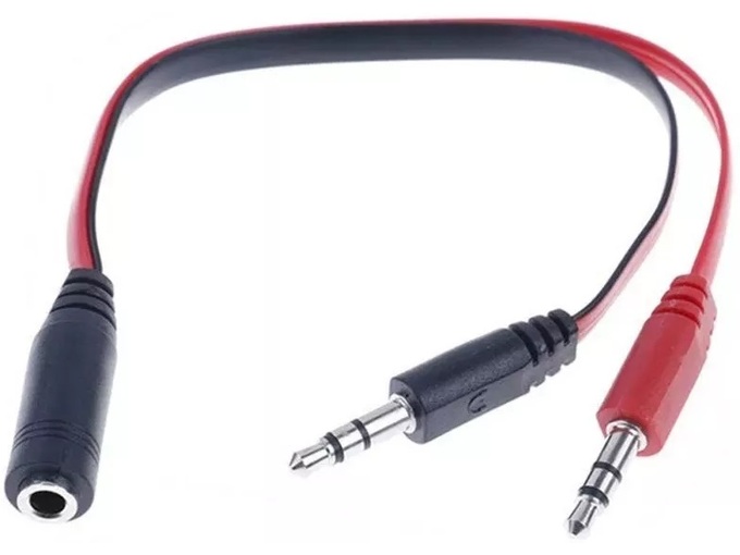 Fast Asia Adapter Audio 3.5mm stereo jack na 2x3.5mm