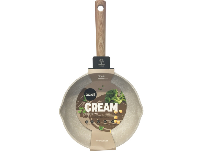 Texell Tiganj duboki 24 cm Cream TPCM-D24