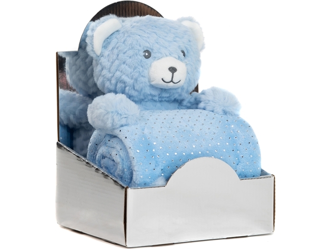 BBO Set igračka + ćebence B230135 Blue Bear