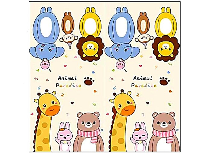 BBO Podloga za igru CC6603 Animal Paradise 180x200x1cm