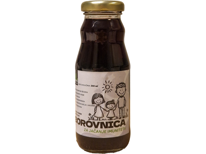B2C Matični sok od borovnice za jačanje imuniteta kod dece 100% prirodno 200 ml
