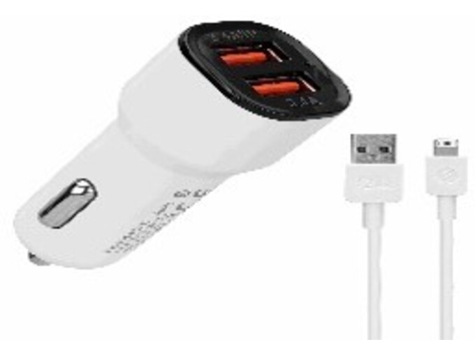 S-Link Auto punjač za telefon 2xUSB + kabl lightning SL-EC30L