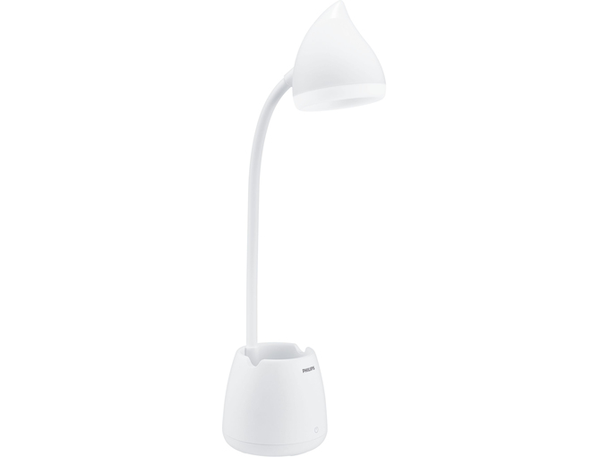 Philips Stona svetiljka Hat DSK213 4.5W 4000K bela USB 02