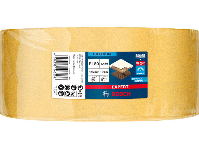 Bosch Papir rolna C470 115mm 50m P180 Expert 2608900982