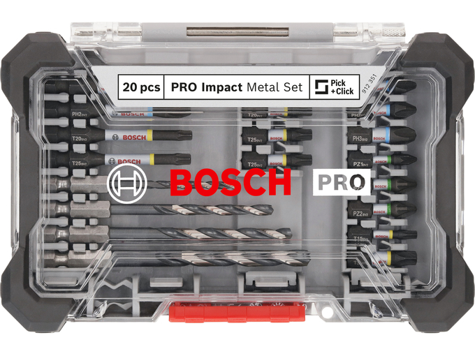 Bosch Metal Set PRO Impact 20kom 2608521U84