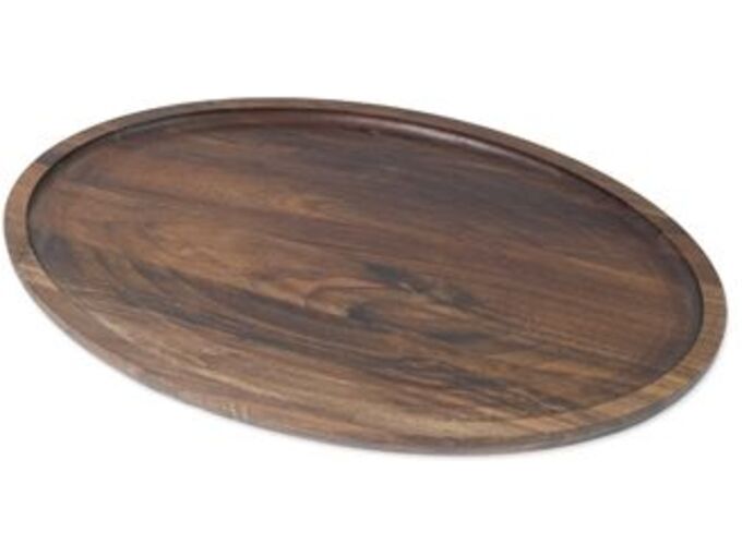Brezawood Drveni oval O1 orah