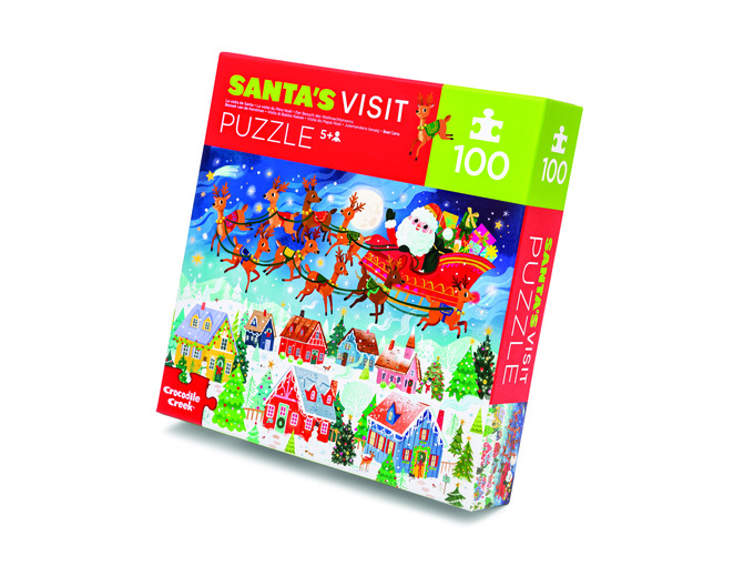 Crocodile Creek Puzzle Deda Mrazova poseta