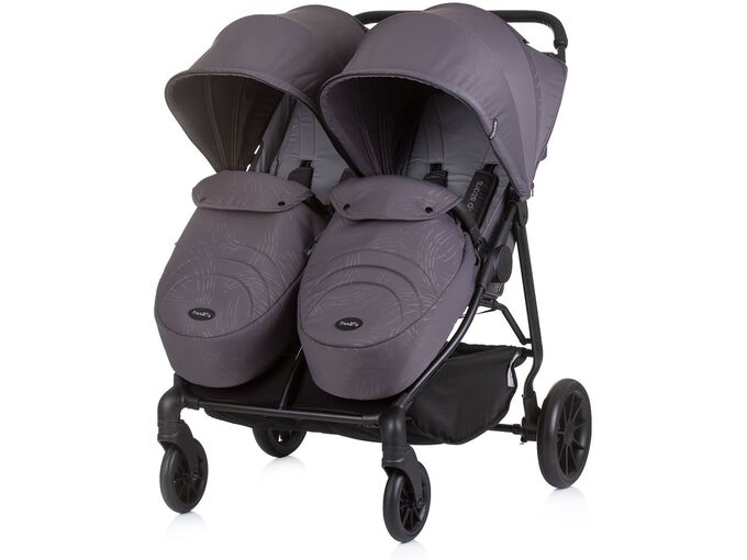 Chipolino Kolica blizanačka Top stars anthracite
