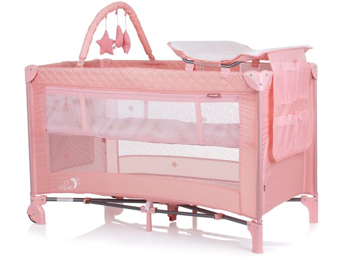 Chipolino Prenosivi krevetac Luna flamingo