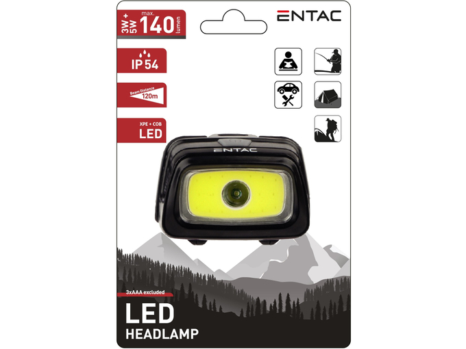 Entac Lampa za glavu sa senzorom 5W