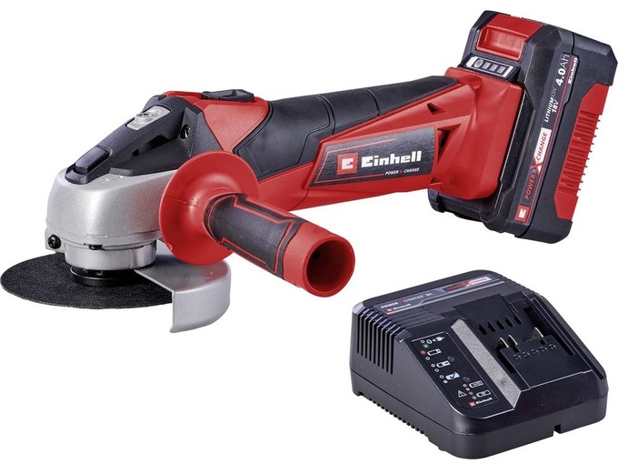 Einhell set akumulatorska ugaona brusilica TC-AG 18/115 Li 1x4,0Ah