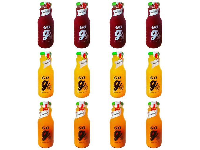 Go G Mix sokova 250ml - 4 x Jabuka Godži, 4 x Jabuka Breskva Godži, 4 x Jabuka Višnja Godži