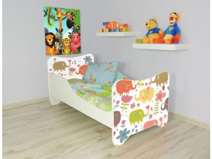 Happy Kitty Dečiji krevet Small Elephant 160x80cm