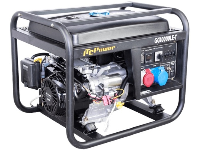 ITC Power Benzinski agregat na ramu GG10000 LE-T