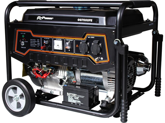 ITC Power Benzinski agregat na ramu GG7000FE