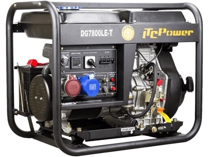 ITC Power Električni dizel agregat DG7800 LE-T