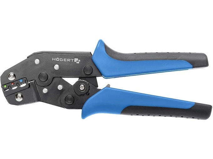 Hogert Krimp klešta za izolovane stopice preseka 0.5-2.5mm2