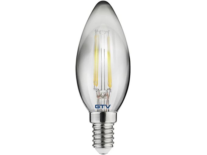GTV LED sijalica E14 4.0W c35 filamet decorativ 2700k 400lm