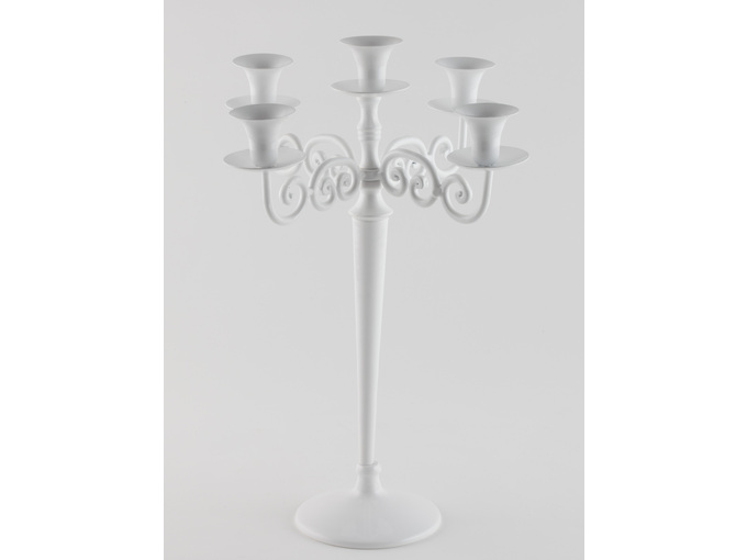 Metalni svećnjak za 5 sveće H90cm