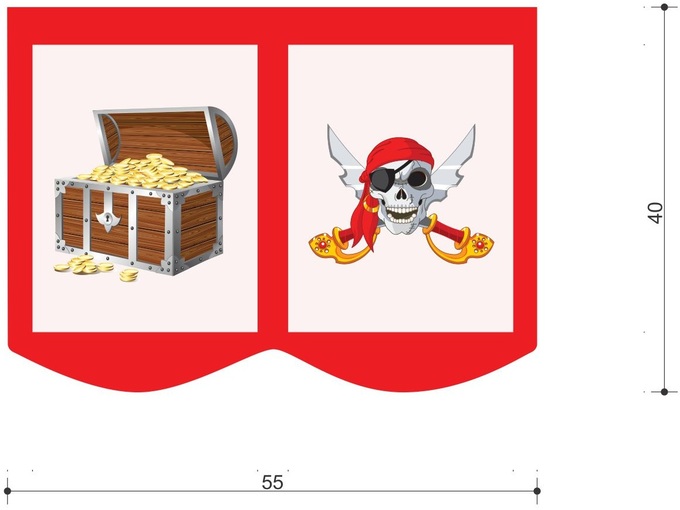 Mobi Torbica za krevet Pirates