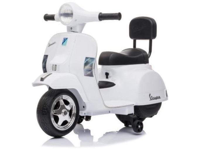 Mini Vespa skuter na akumulator za decu White - A083021