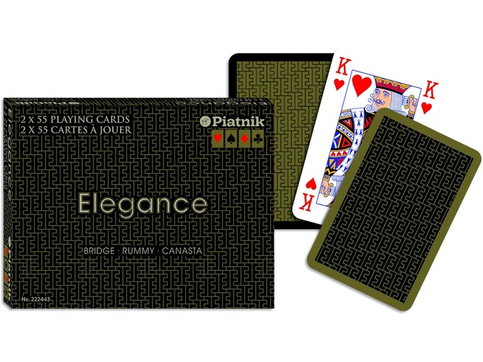 Piatnik Karte dupli špil Elegance