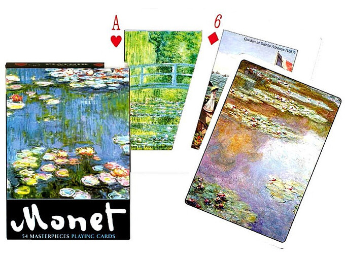 Piatnik Karte kolekcionarske Monet