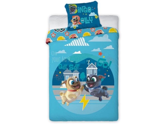 Posteljina za decu Disney Puppy Dog Pals 160x200+70x80cm
