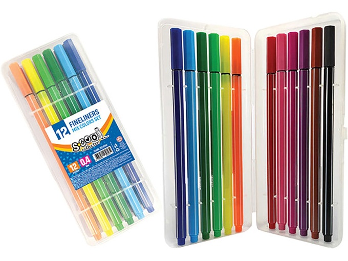 S-cool Fineliner mix boja 0.4 1/12 SC1494