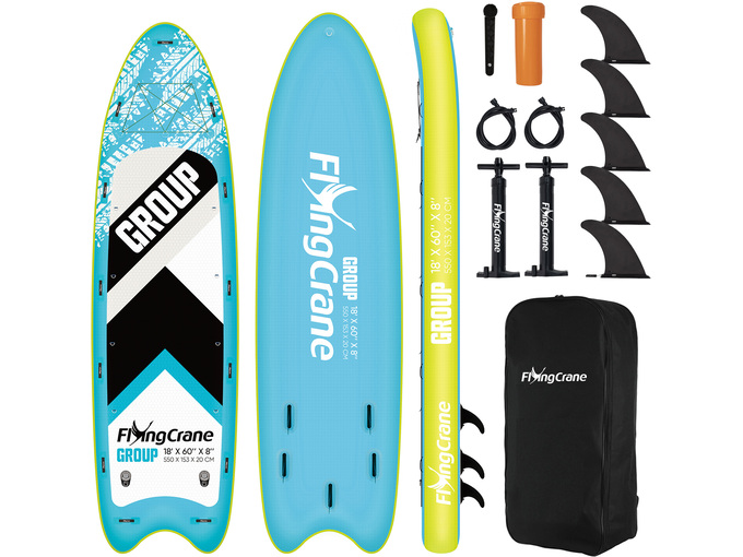 Flyingcrane SUP daska na naduvavanje Grupna XXXXXL 550x153x20cm
