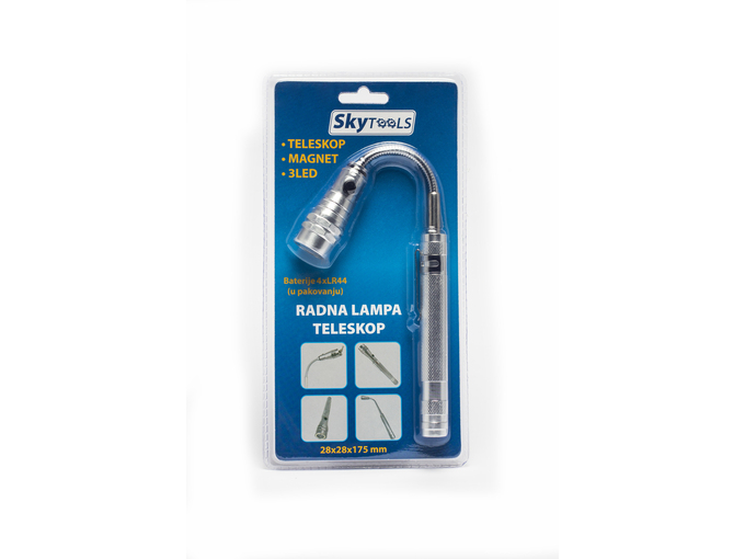 SkyCar Lampa radna 3 led teleskop sa magnetom