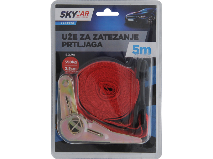 SkyCar Uže za zatezanje prtljaga 5m