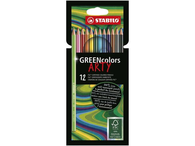 Stabilo Bojice Green Arty 1/12