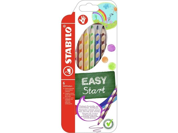 Stabilo Drvene bojice za desnoruke Easy Colors 1/6