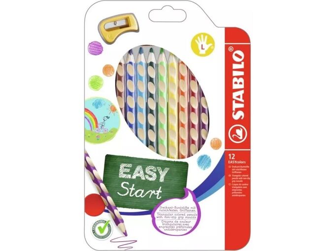 Stabilo Drvene bojice za levoruke Easy Colors 1/12