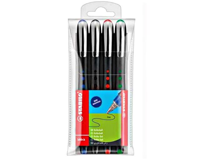 Stabilo Gel olovke Roler Black 1/4