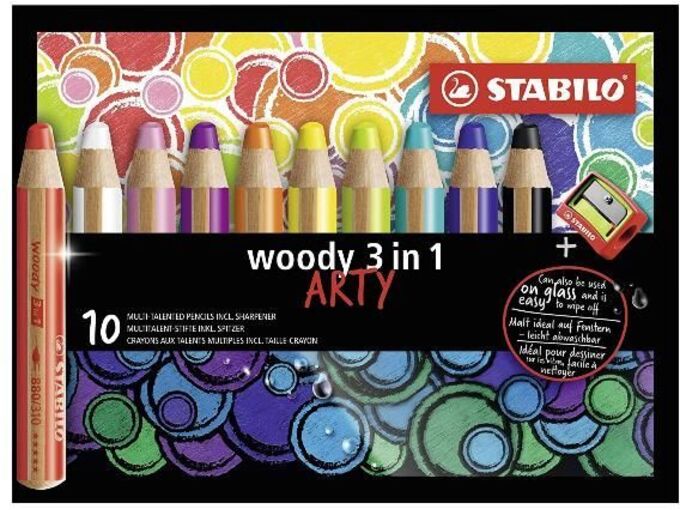 Stabilo Set boja Woody 3u1 Arty 1/10