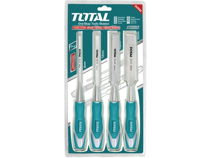 Total alati Set dleta za drvo 4-delni