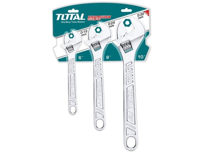 Total alati Set francuskih ključeva 3-delni